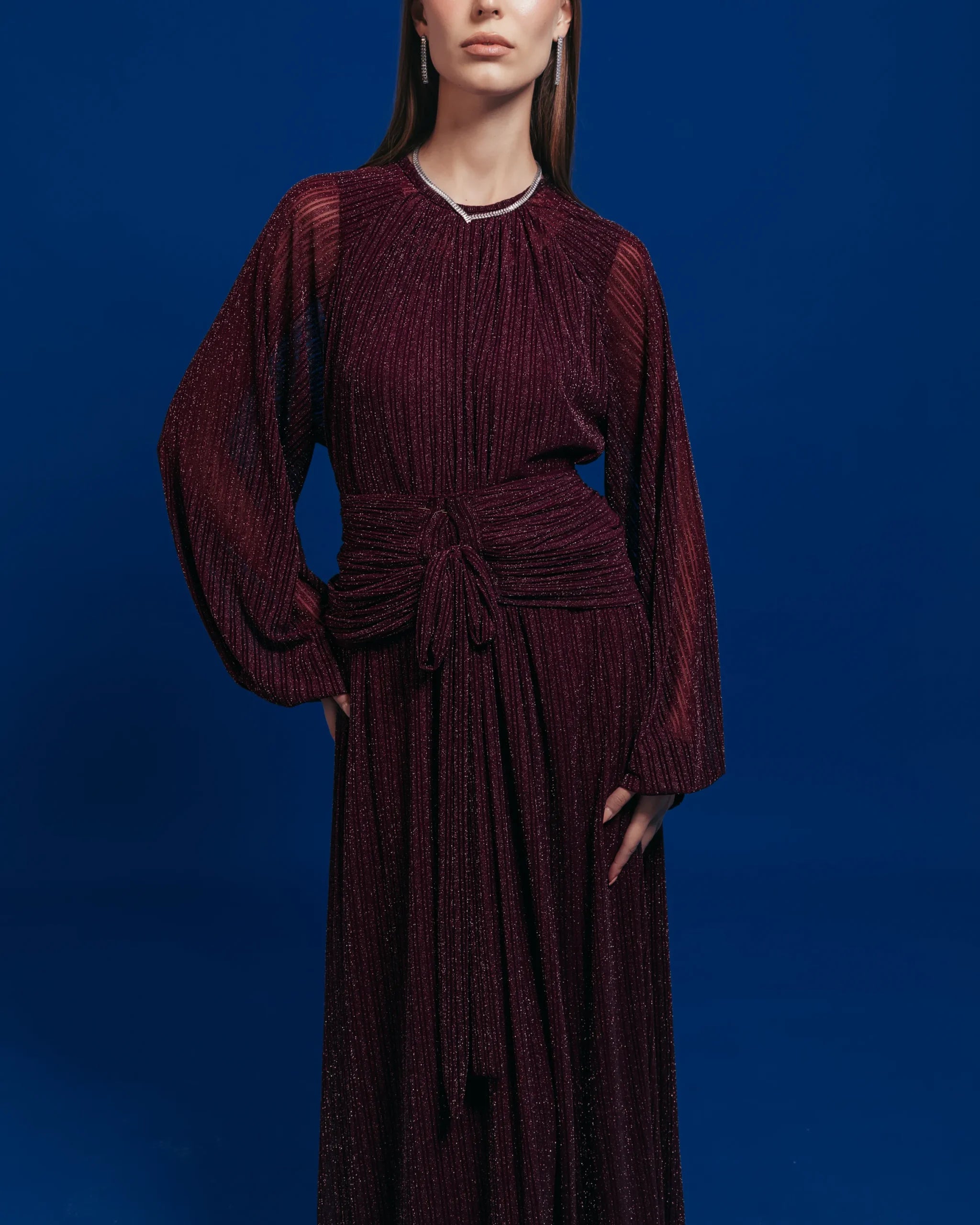 Draped Sparkle Dress