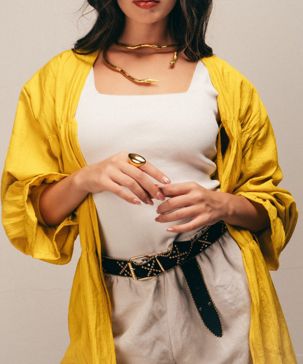 Yellow String Top - Image 2