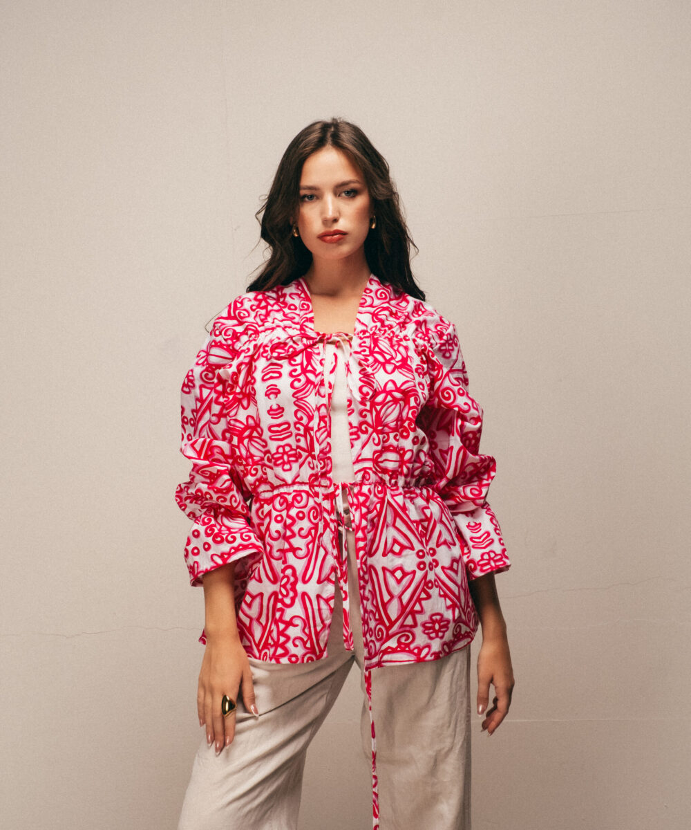 Poplin Rosie Strings Top