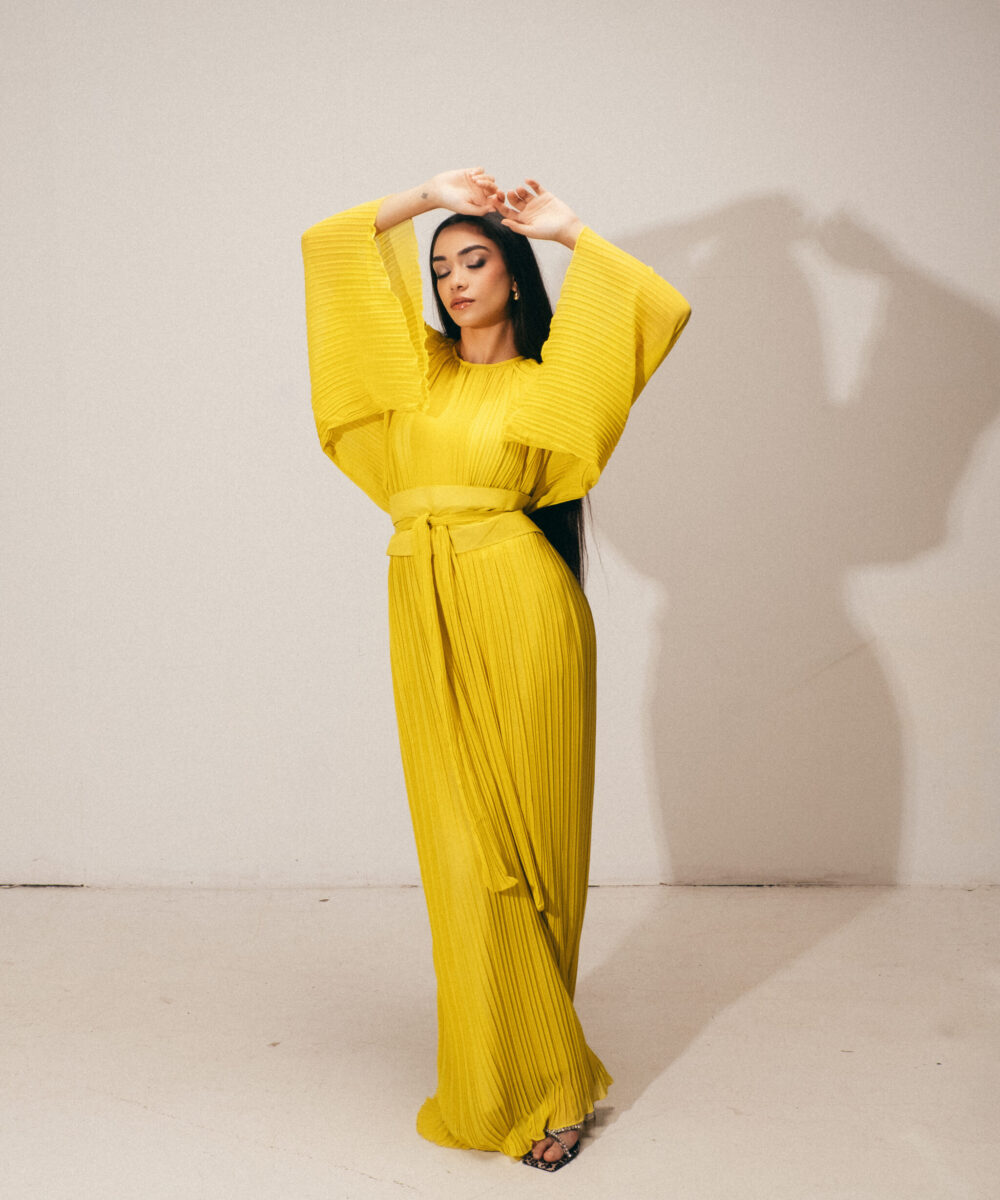 The Gaia Dress in Yellow - Image 4