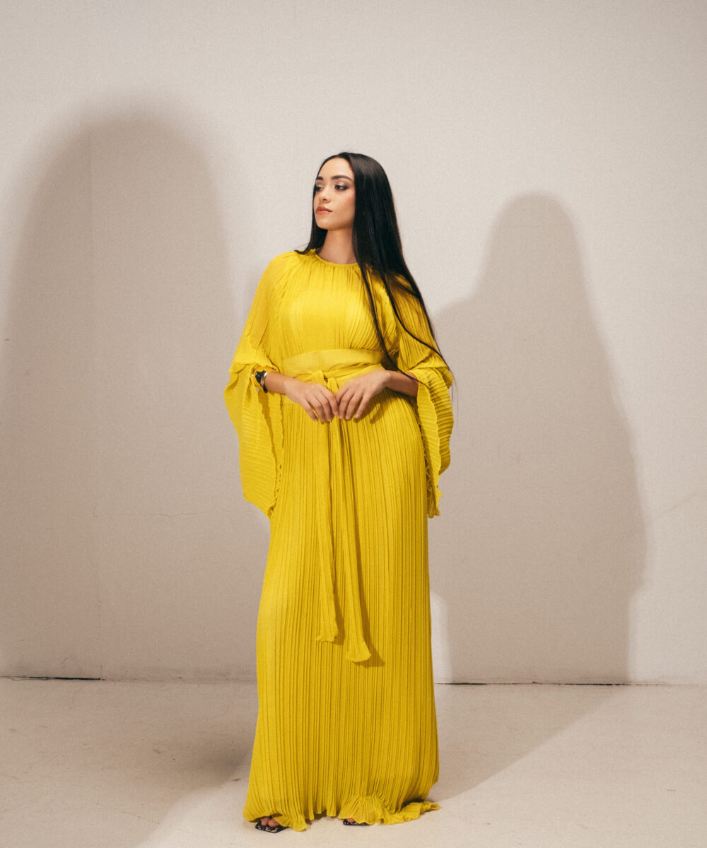 The Gaia Dress in Yellow - Image 2