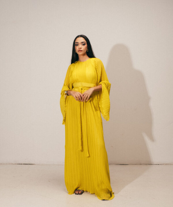 The Gaia Dress in Yellow