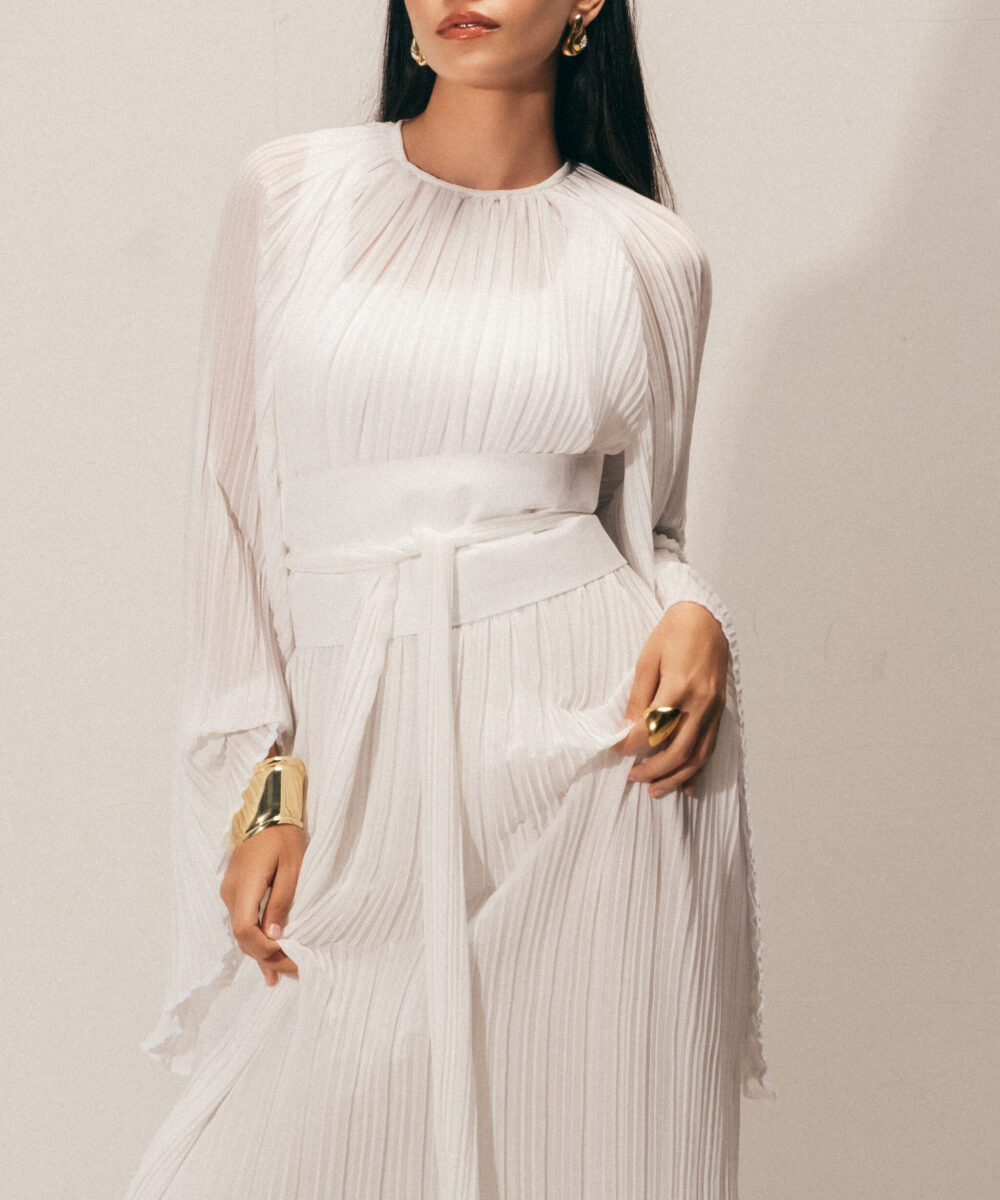 The Gaia Dress in White