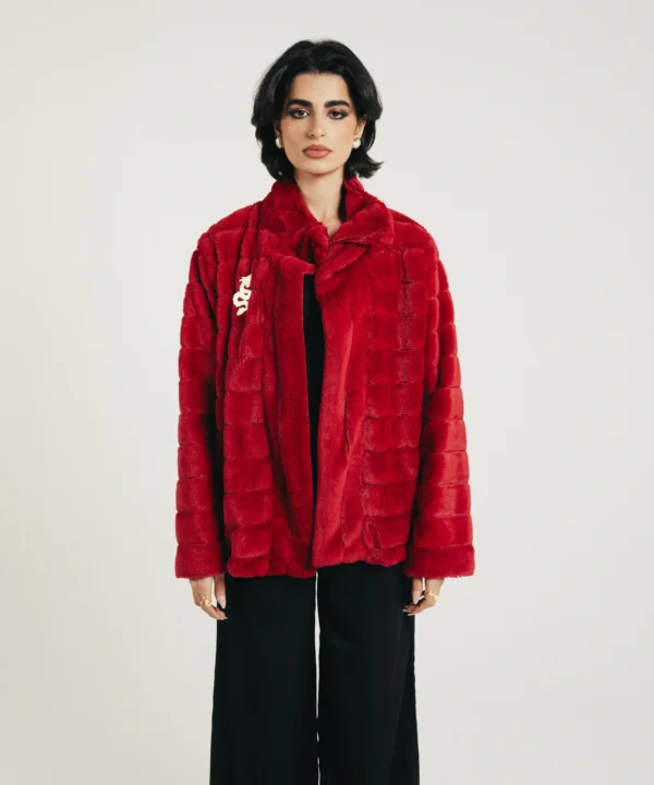 Scarlet Faux Fur Jacket