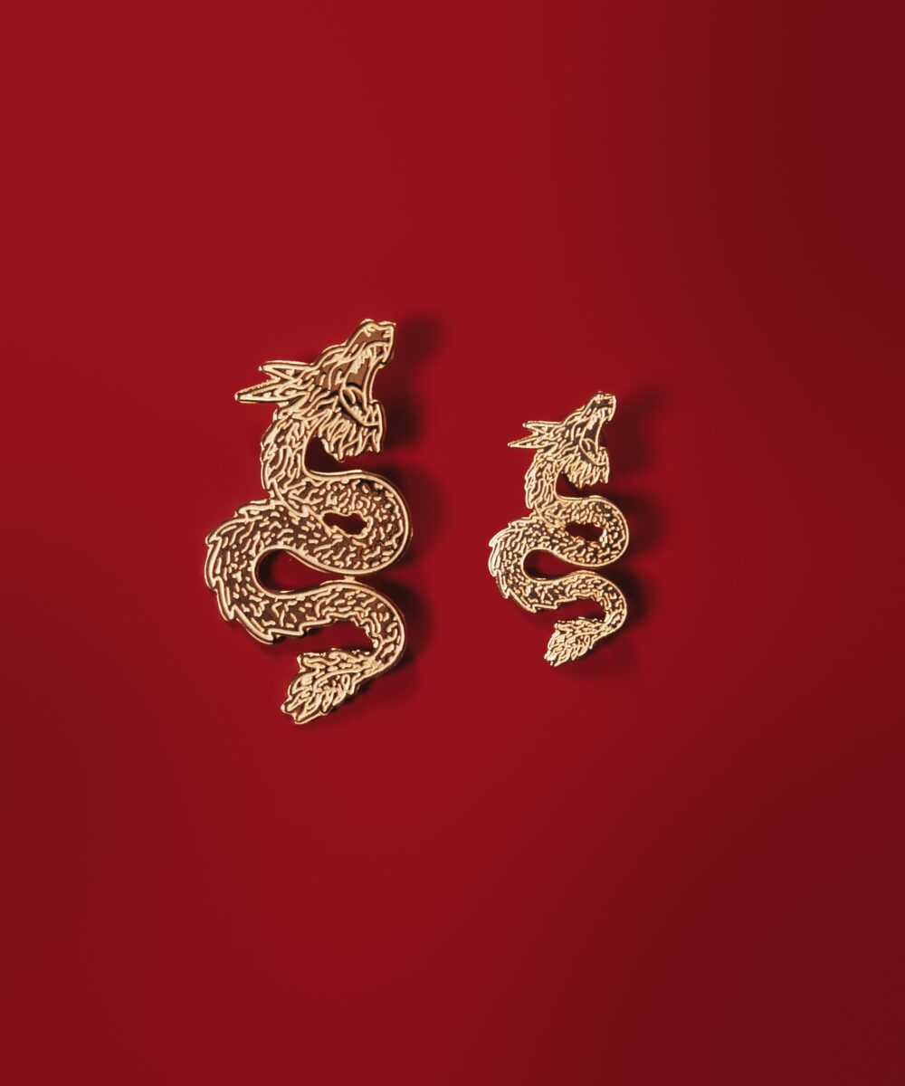 The Dragon- Gold Pin