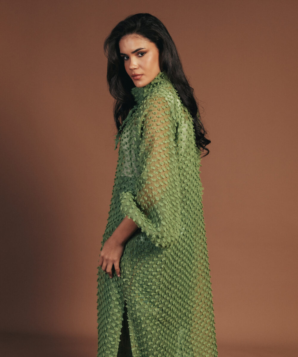 The Serene Kimono - Green - Image 5