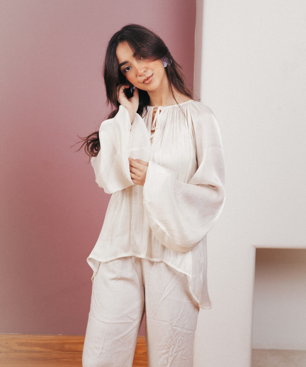 The Luxe Serenity Top - Creme - Image 7