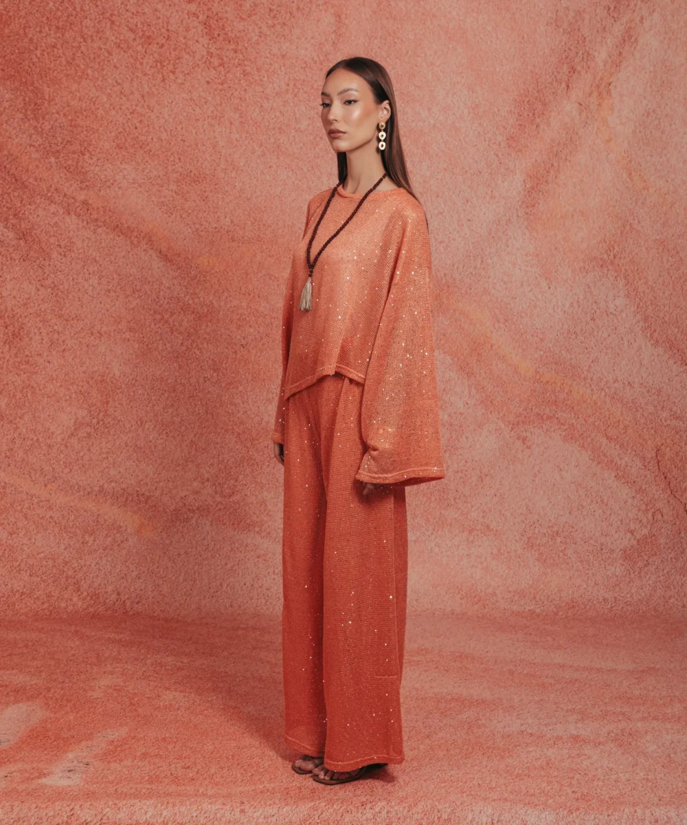 Peach Summer Net - Image 4