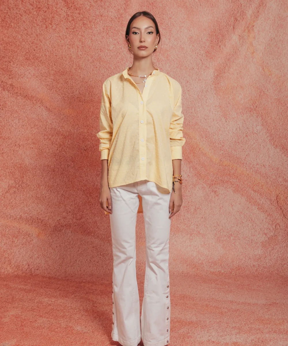 The butter Yellow Cloud shirt - Image 2
