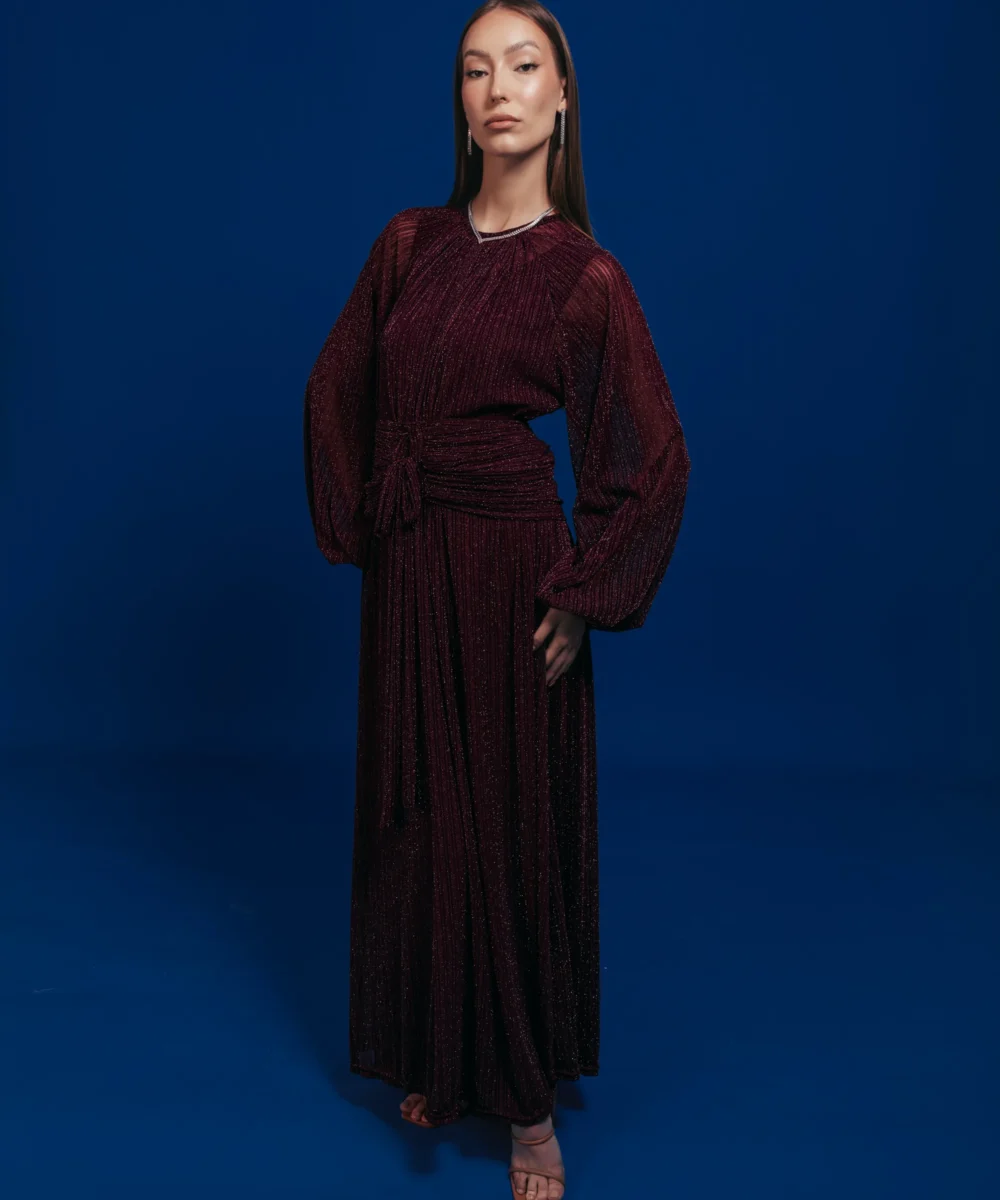 Draped Sparkle Dress - Image 6
