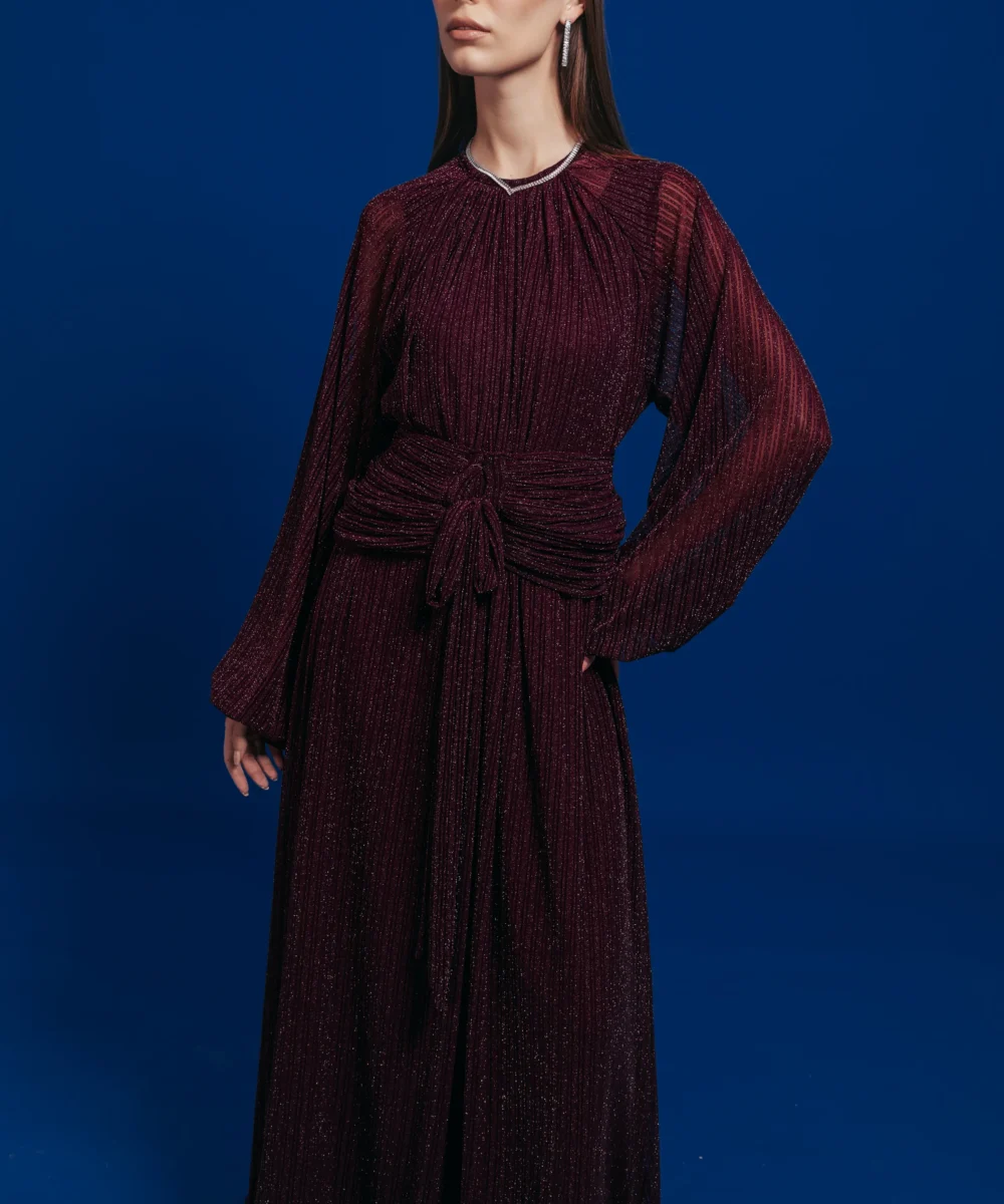 Draped Sparkle Dress - Image 4
