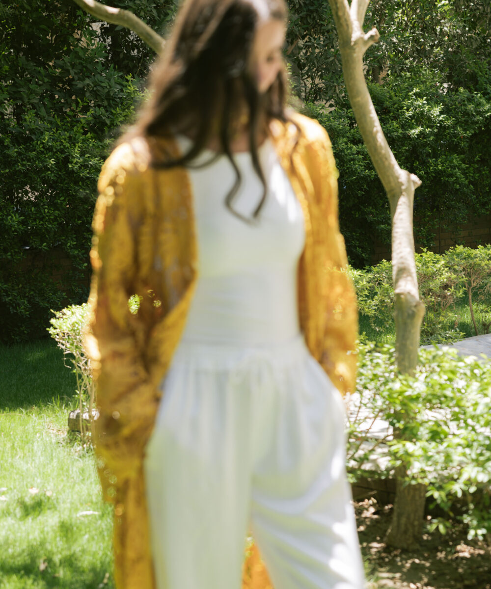 Ocre Floral Kimono - Image 12