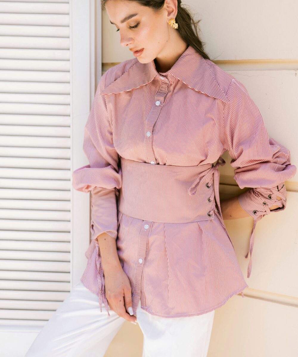 Valentina corsette poplin shirt - Image 11