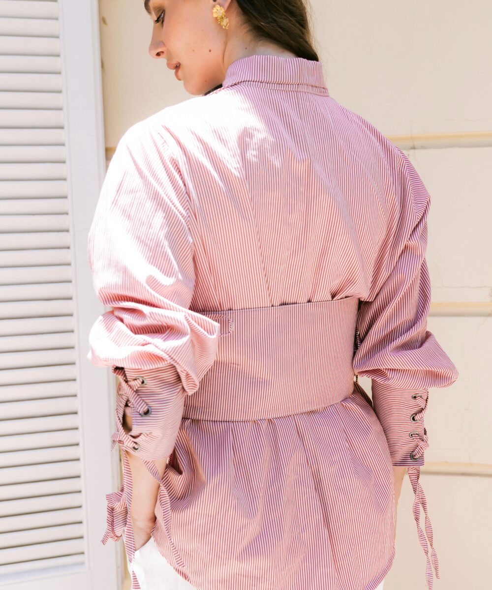 Valentina corsette poplin shirt - Image 8