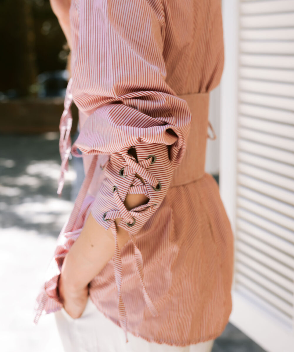 Valentina corsette poplin shirt - Image 6