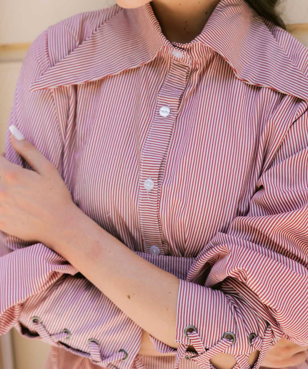 Valentina corsette poplin shirt - Image 5