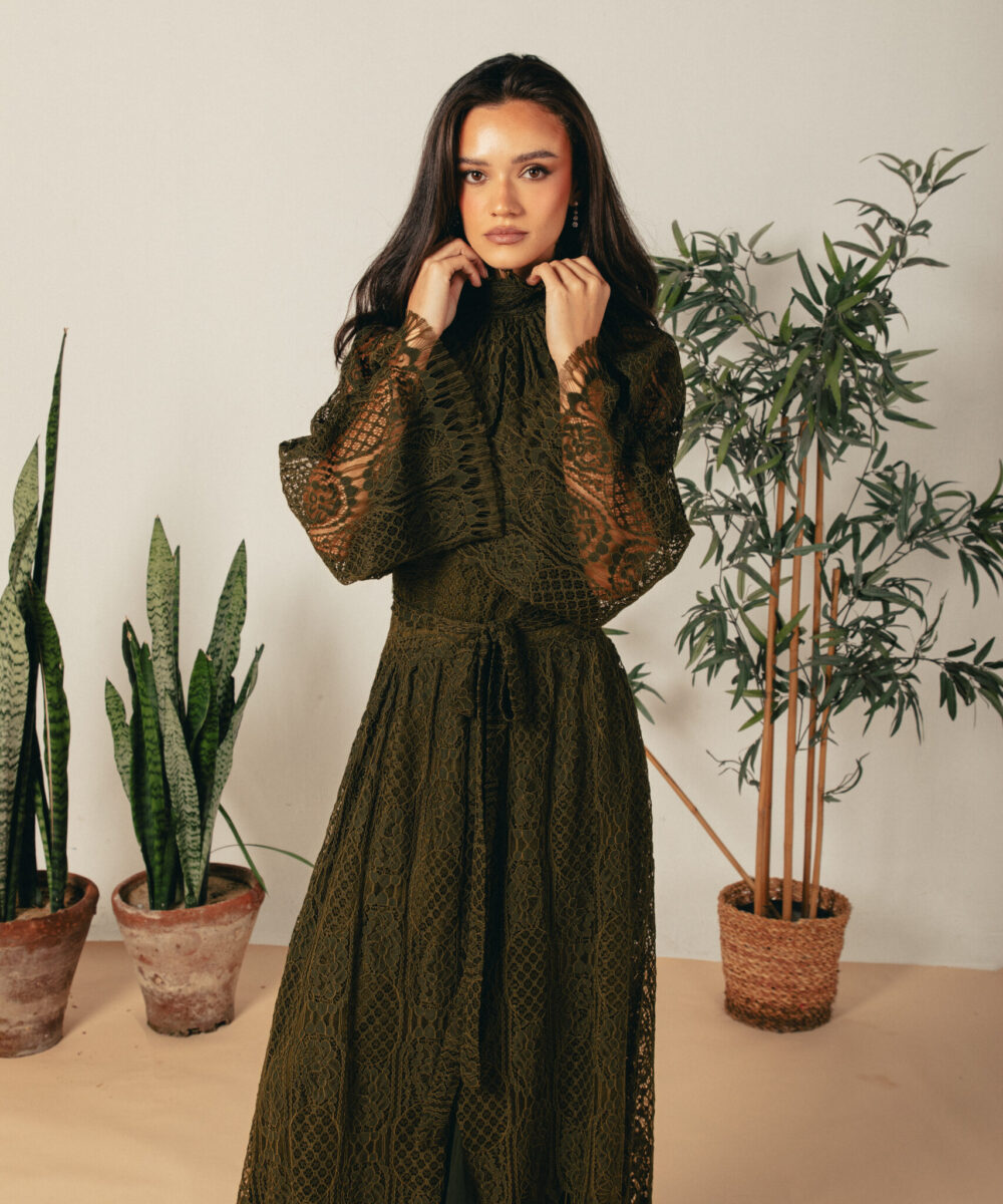 OLIVIA  DRESS - Lace Dress - Image 7