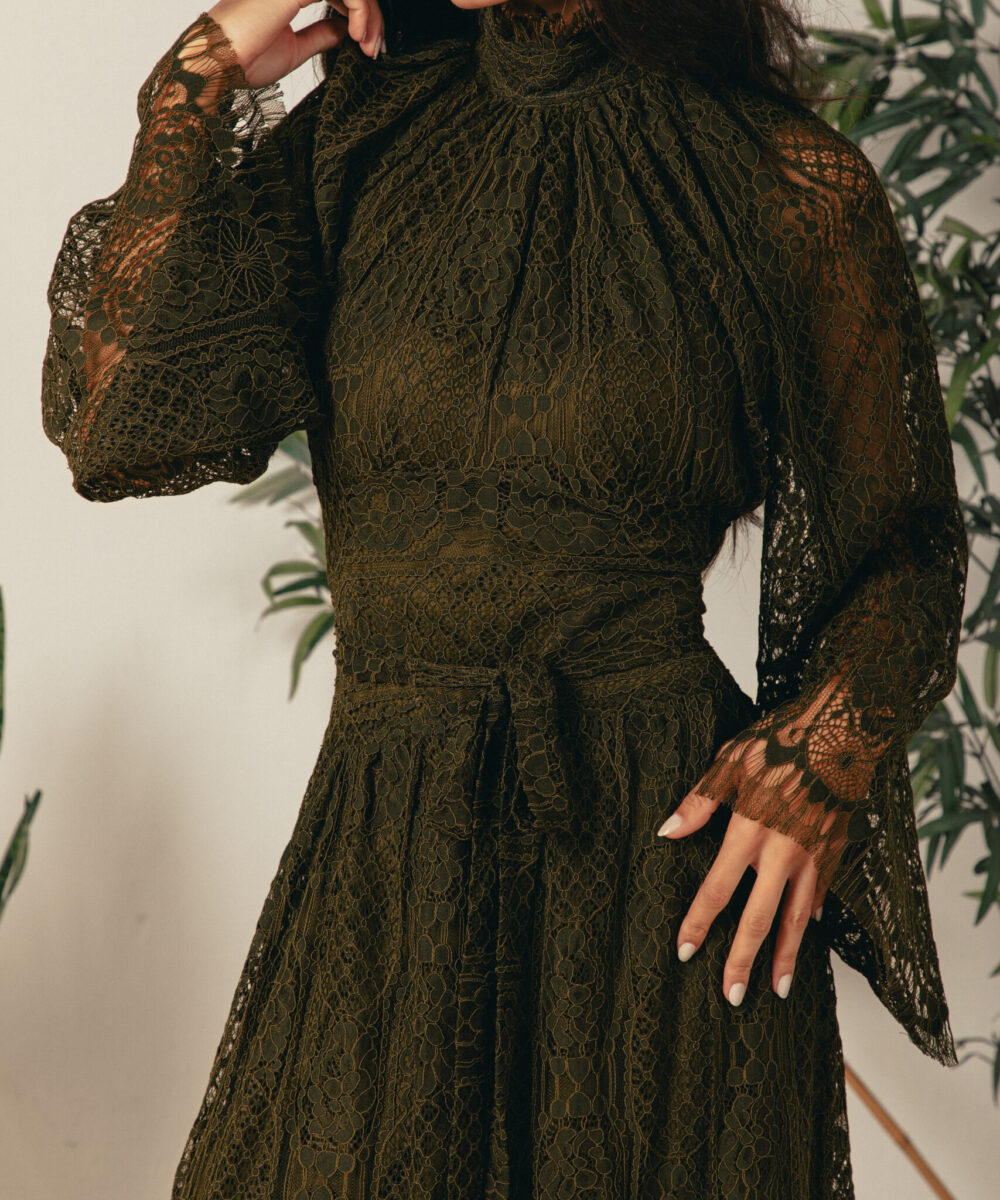 OLIVIA  DRESS - Lace Dress - Image 5