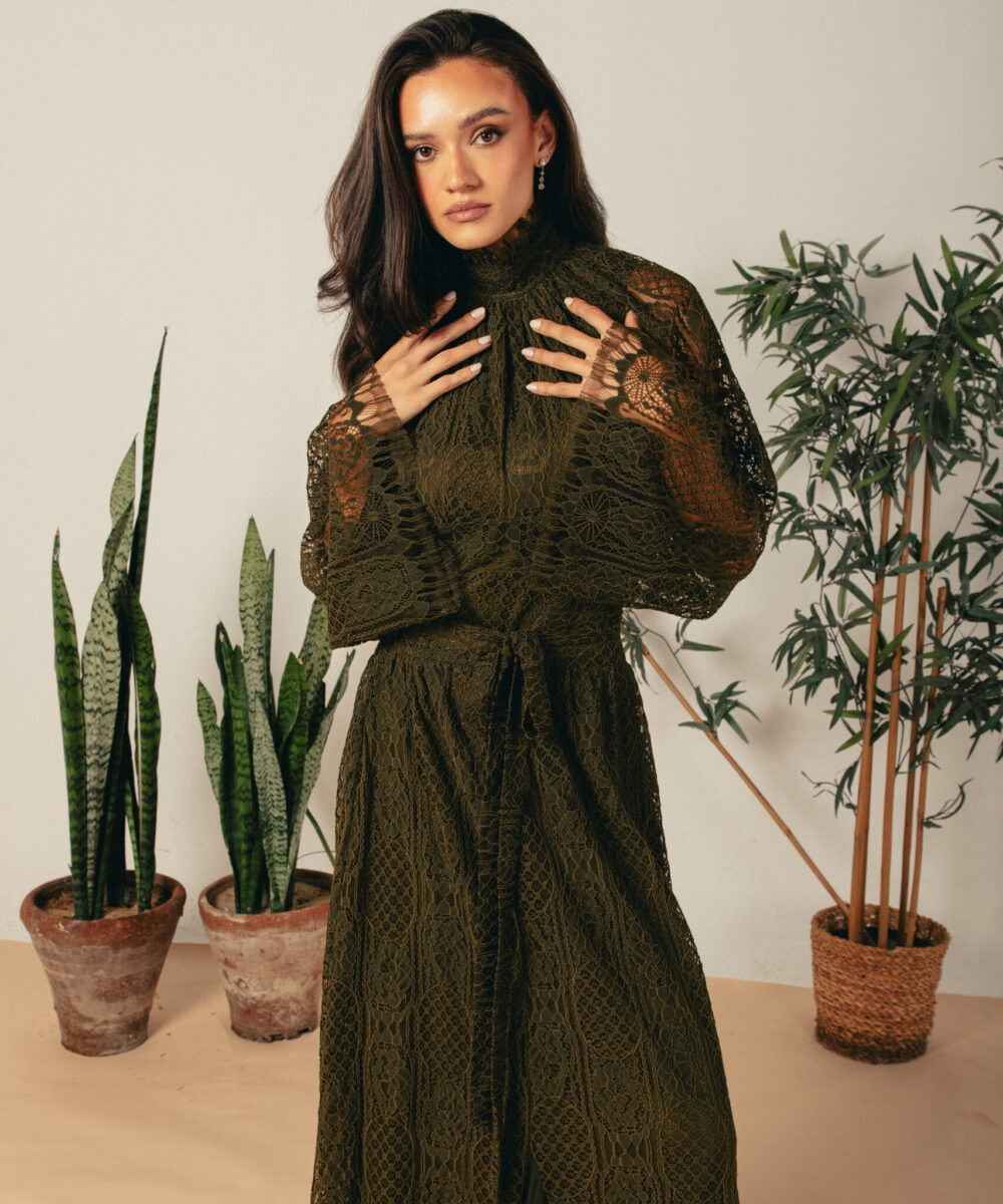 OLIVIA  DRESS - Lace Dress - Image 4