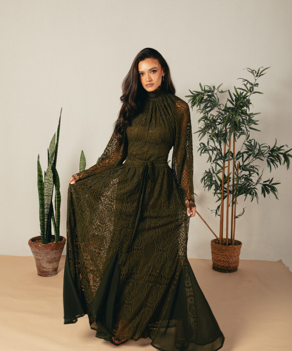 OLIVIA  DRESS - Lace Dress - Image 2