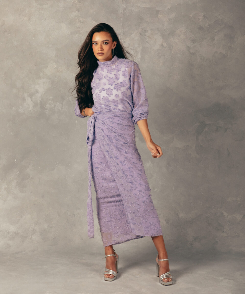 The Latin Draped Set - Lilac - Image 2