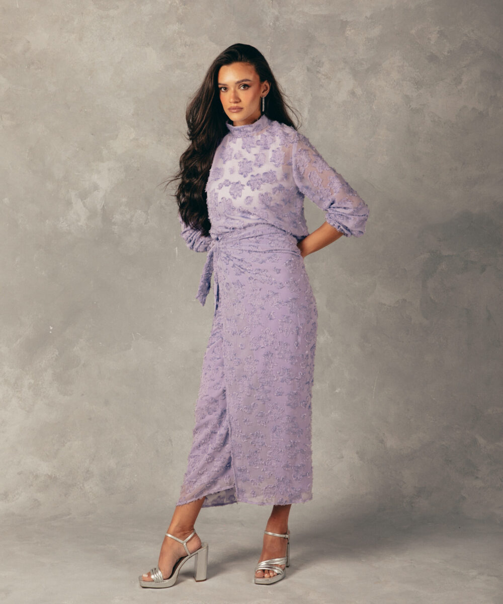 The Latin Draped Set - Lilac - Image 3