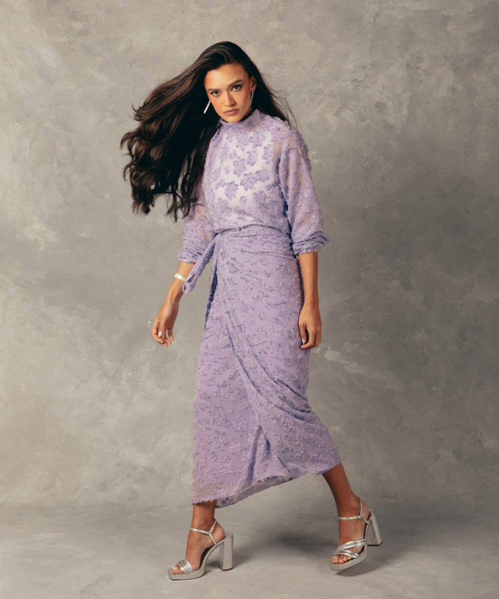 The Latin Draped Set - Lilac - Image 9