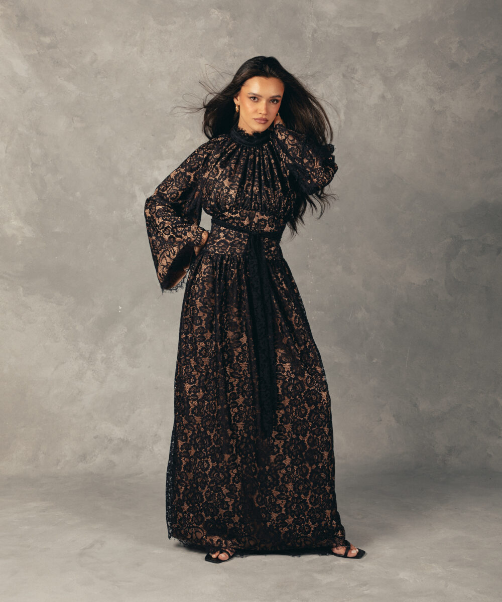 BLACK X NUDE ~ Lace Dress - Image 3