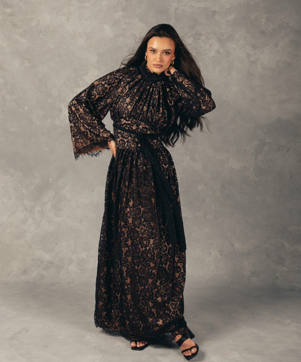 BLACK X NUDE ~ Lace Dress - Image 2