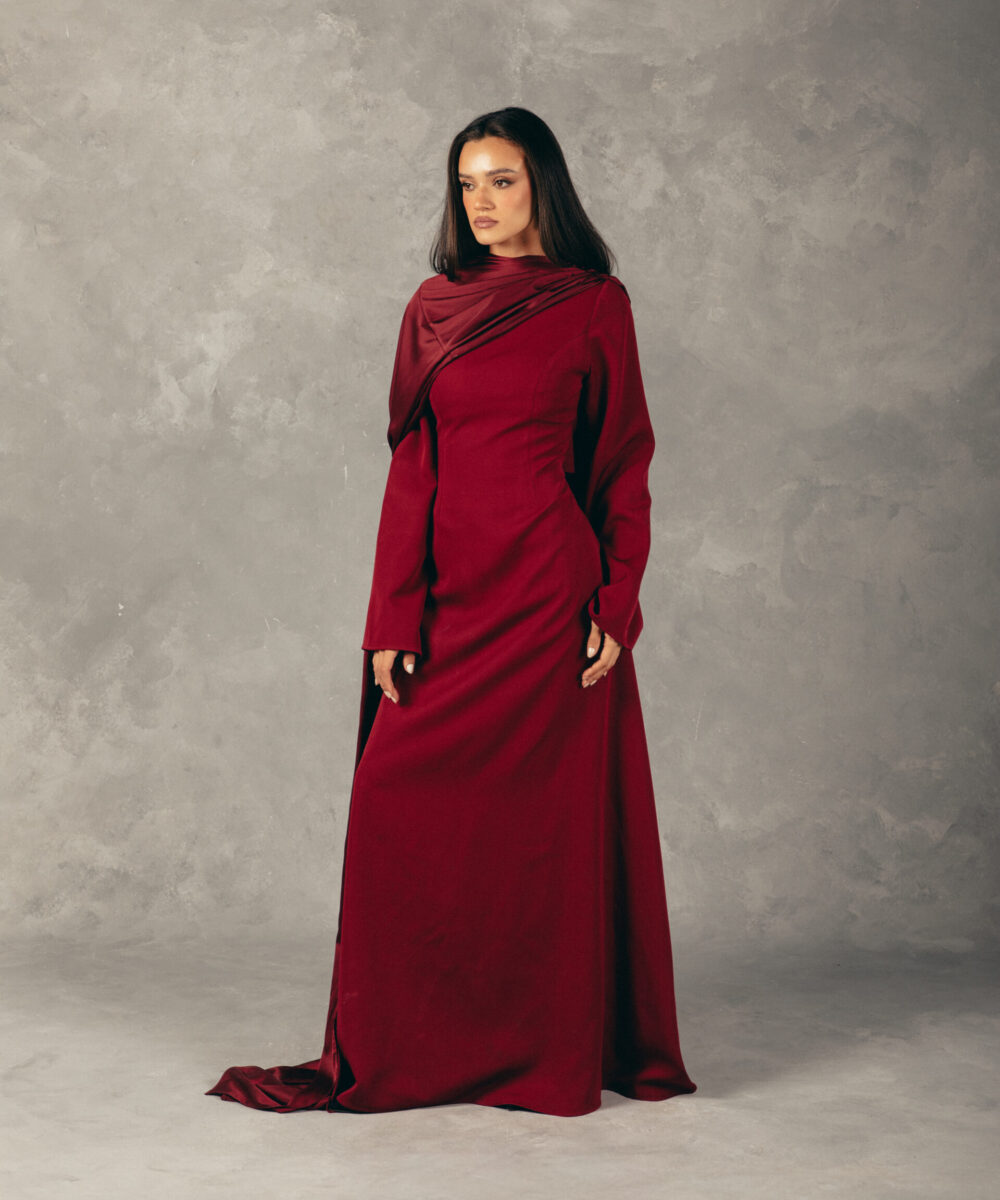 Rosaline Dress – burgundy (PRE-ORDER)