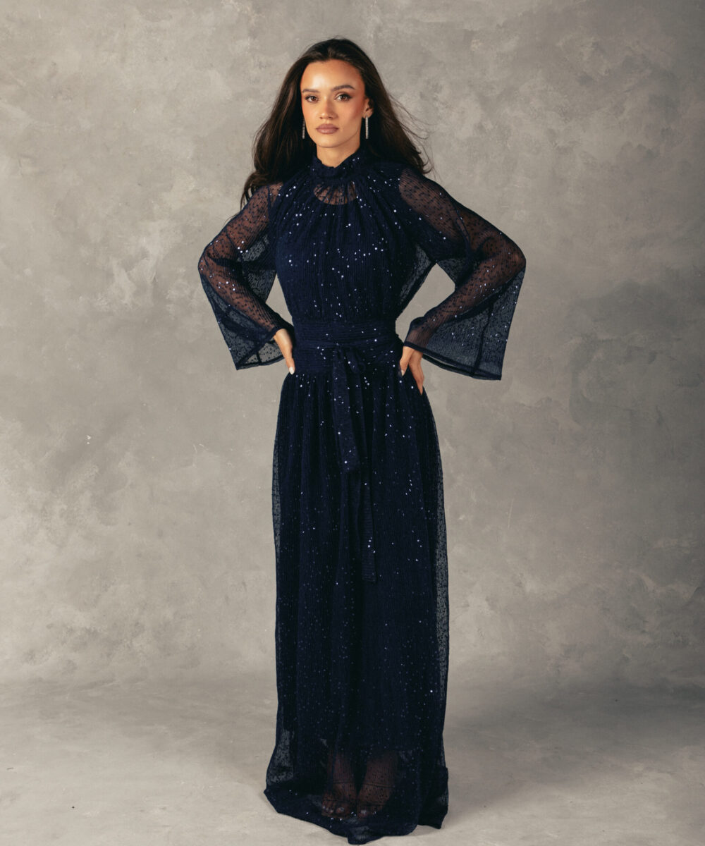 The Constellation Dress - Navy Blue