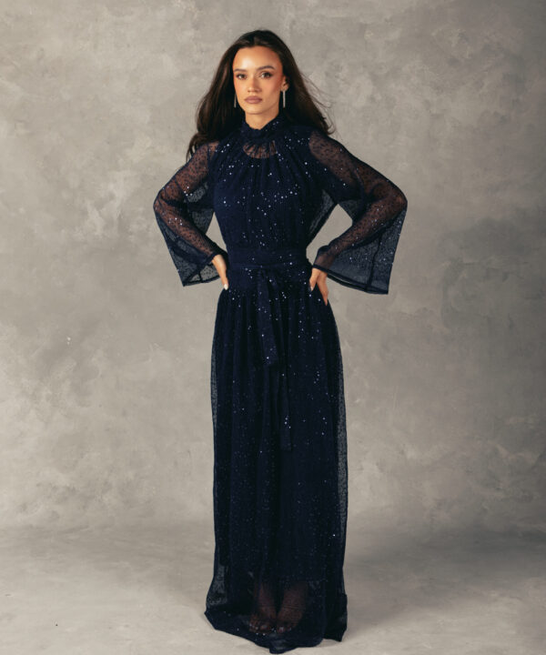 The Constellation Dress - Navy Blue