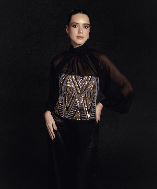 The Sequined Corset - GoldXSilver