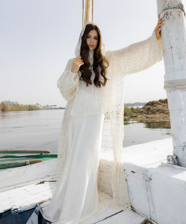 The Sparkle Kimono - Creme