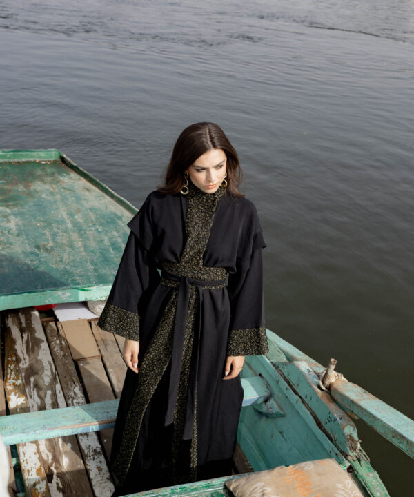 Gold Brocade Kimono - Long